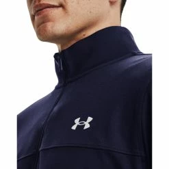 Under Armour Storm Golf Men's Midlayer -Golf Clothing Shop 1377398 410 COLLAR 700x700