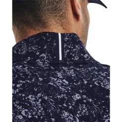 Under Armour Playoff Printed 1/4 Zip Men's Pullover -Golf Clothing Shop 1377400 410 BCKDET 700x700