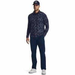 Under Armour Playoff Printed 1/4 Zip Men's Pullover -Golf Clothing Shop 1377400 410 FSF 700x700