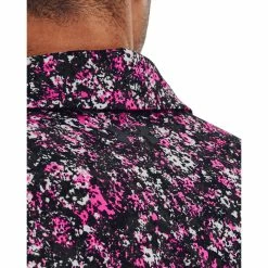 Under Armour Playoff 3.0 Floral Speckle Men's Golf Shirt -Golf Clothing Shop 1378677 002 BCKDET 700x700
