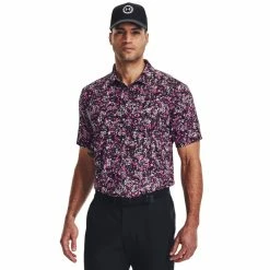 Under Armour Playoff 3.0 Floral Speckle Men's Golf Shirt -Golf Clothing Shop 1378677 002 FC 700x700