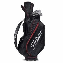 Titleist Jet Black Premium StaDry Cart Golf Bag -Golf Clothing Shop 2020 premiumcartstadry clubs TB20CT1 006 700x700