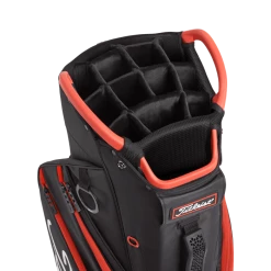 Titleist Cart 14 Golf Cart Bag -Golf Clothing Shop 2022Cart14Black Black Red TB22CT6 006 04 700x700