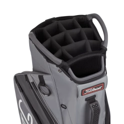 Titleist Cart 14 Golf Cart Bag -Golf Clothing Shop 2022Cart14Charcoal Graphite Black TB22CT6 280 04 700x700