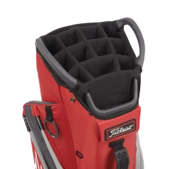 Titleist Cart 14 Golf Cart Bag -Golf Clothing Shop 2022Cart14DarkRed Graphite Gray TB22CT6 622 04 700x700