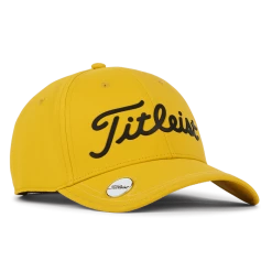 Titleist Players Performance Ball Marker Hat -Golf Clothing Shop 2022PlayersPerformanceBallMarkerGold Black TH22APPBME 70 02 1 700x700