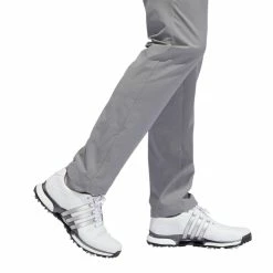 Adidas Ultimate365 Tapered Golf Trousers - Grey 8 Adidas Ultimate365 Tapered Golf Trousers - Grey -Golf Clothing Shop DQ2200 APP on model detail 3 white 700x700