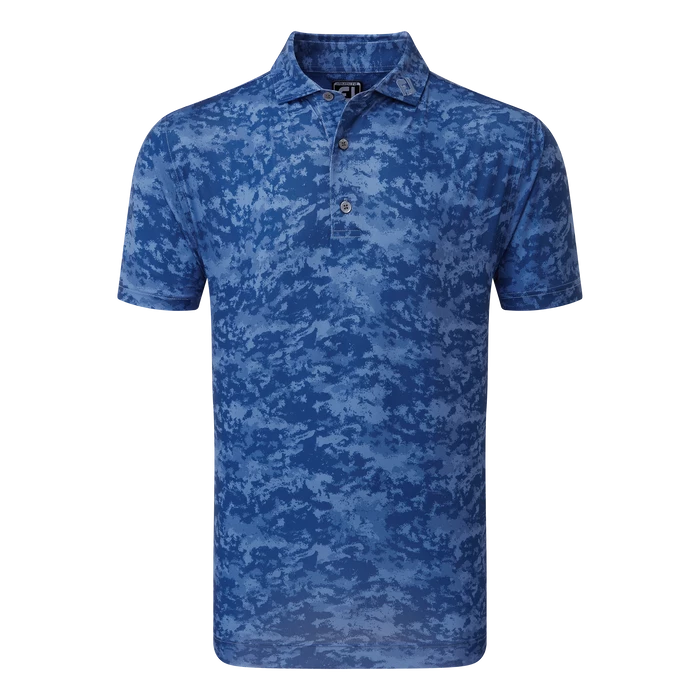 FootJoy Cloud Camo Lisle Men's Golf Polo Shirt 80005 1 FootJoy Cloud Camo Lisle Men's Golf Polo Shirt 80005