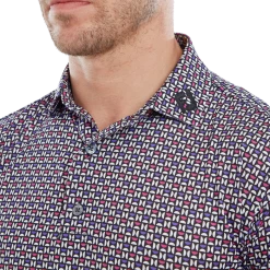 FootJoy Half Moon Lisle Men's Golf Polo Shirt 80012 -Golf Clothing Shop FJ 80012 05 700x700
