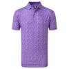 FootJoy Tossed Tulips Lisle Men's Golf Polo Shirt 80019