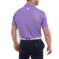 FootJoy Tossed Tulips Lisle Men's Golf Polo Shirt 80019 -Golf Clothing Shop FJ 80019 03 700x700