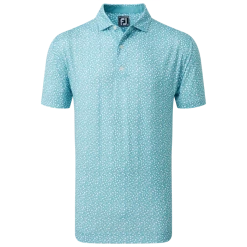 FootJoy Tossed Tulips Lisle Men's Golf Polo Shirt 80022