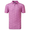 FootJoy Glass Print Lisle Men's Golf Polo Shirt 80037