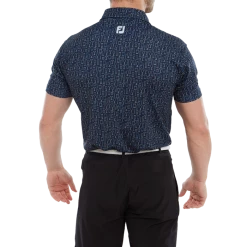 FootJoy Glass Print Lisle Men's Golf Polo Shirt 80038 7 FootJoy Glass Print Lisle Men's Golf Polo Shirt 80038 -Golf Clothing Shop FJ 80038 03 700x700