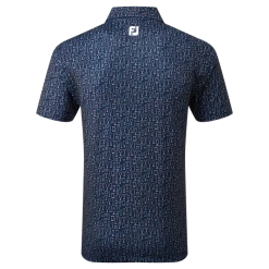FootJoy Glass Print Lisle Men's Golf Polo Shirt 80038 8 FootJoy Glass Print Lisle Men's Golf Polo Shirt 80038 -Golf Clothing Shop FJ 80038 04 700x700