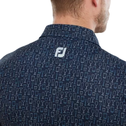 FootJoy Glass Print Lisle Men's Golf Polo Shirt 80038 9 FootJoy Glass Print Lisle Men's Golf Polo Shirt 80038 -Golf Clothing Shop FJ 80038 05 700x700