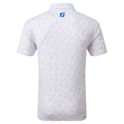 FootJoy Glass Print Lisle Men's Golf Polo Shirt 80039 -Golf Clothing Shop FJ 80039 04 700x700