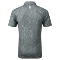 FootJoy Glass Print Lisle Men's Golf Polo Shirt 80040 -Golf Clothing Shop FJ 80040 04 700x700