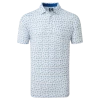 FootJoy Travel Print Lisle Men's Golf Polo Shirt 80048