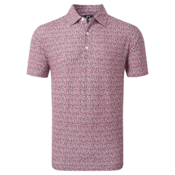 FootJoy Confetti Print Men's Golf Pique Shirt 80089