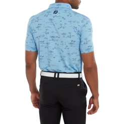 FootJoy Tropic Print Lisle Men's Golf Polo Shirt 80092 7 FootJoy Tropic Print Lisle Men's Golf Polo Shirt 80092 -Golf Clothing Shop FJ 80092 03 700x700