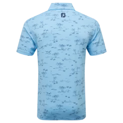 FootJoy Tropic Print Lisle Men's Golf Polo Shirt 80092 8 FootJoy Tropic Print Lisle Men's Golf Polo Shirt 80092 -Golf Clothing Shop FJ 80092 04 700x700