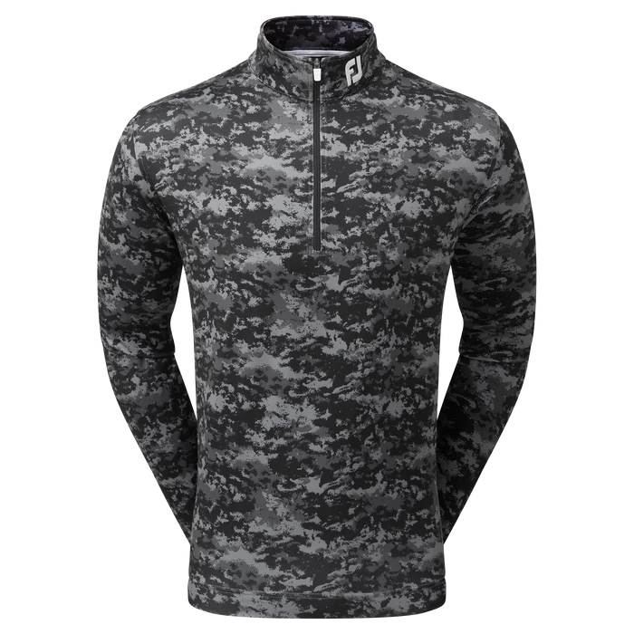 FootJoy Cloud Camo Print Men's Mid Layer Pullover 80110 1 FootJoy Cloud Camo Print Men's Mid Layer Pullover 80110