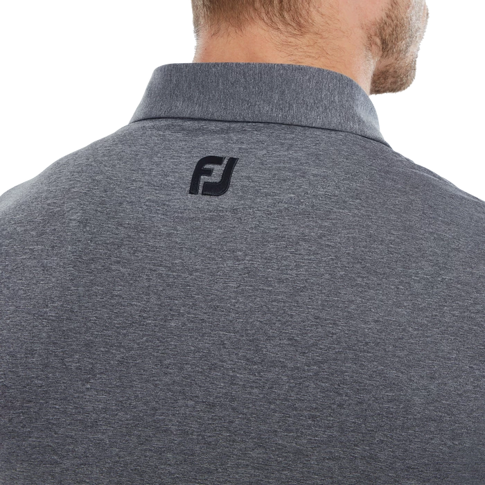 FootJoy Heather Self Collar Men's Golf Polo Shirt 80137 5 FootJoy Heather Self Collar Men's Golf Polo Shirt 80137 - Image 5