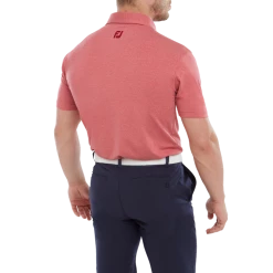 FootJoy Heather Self Collar Men's Golf Polo Shirt 80138 7 FootJoy Heather Self Collar Men's Golf Polo Shirt 80138 -Golf Clothing Shop FJ 80138 03 700x700