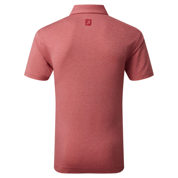 FootJoy Heather Self Collar Men's Golf Polo Shirt 80138 4 FootJoy Heather Self Collar Men's Golf Polo Shirt 80138 - Image 4