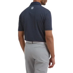 FootJoy Diamond Dot Print Lisle Golf Shirt 88364 -Golf Clothing Shop FJ 88364 03 700x700