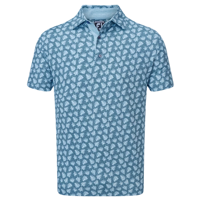 FootJoy Shadow Palm Print Golf Shirt 88375 1 FootJoy Shadow Palm Print Golf Shirt 88375
