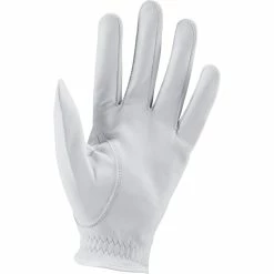 Adidas Ultimate Leather Glove -Golf Clothing Shop GK2957 HDW virtual back white 700x700