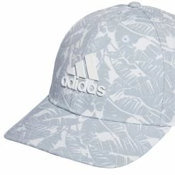 Adidas Tour Print Golf Hat -Golf Clothing Shop GM7505 HDW photo detail 1 white 700x700