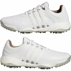 Adidas Tour 360 22 Golf Shoes -Golf Clothing Shop GV7245 FTW photo mirrored pair white