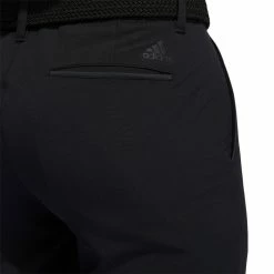 Adidas Fallweight Warm Golf Trousers -Golf Clothing Shop H53985 APP on model detail 2 white 700x700