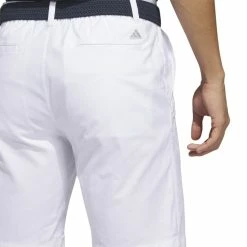 Adidas Go-To Men's Golf Shorts 8 Adidas Go-To Men's Golf Shorts -Golf Clothing Shop HR7929 8 APPAREL OnModel DetailView2 white 700x700
