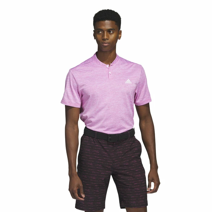 Adidas Textured Stripe Golf Polo Shirt 2 Adidas Textured Stripe Golf Polo Shirt - Image 2
