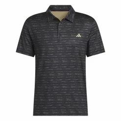 Adidas Stripe Zip Men's Golf Polo Shirt