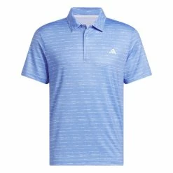 Adidas Stripe Zip Men's Golf Polo Shirt