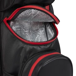 Titleist Cart 14 StaDry Cart Bag -Golf Clothing Shop NEW Cart14StaDry Black Black Red 08 700x700