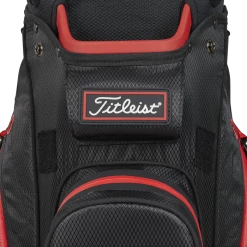 Titleist Cart 14 StaDry Cart Bag -Golf Clothing Shop NEW Cart14StaDry Black Black Red 09 700x700