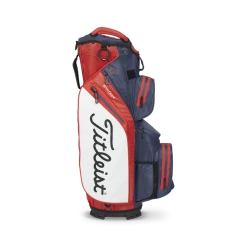 Titleist Cart 14 StaDry Waterproof Cart Bag -Golf Clothing Shop NEW Cart14StaDry Navy Red White 03 700x700