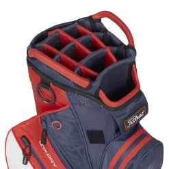 Titleist Cart 14 StaDry Waterproof Cart Bag -Golf Clothing Shop NEW Cart14StaDry Navy Red White 04 700x700