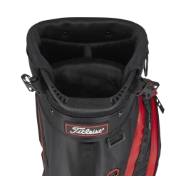 Titleist Players 4 StaDry Golf Stand Bag -Golf Clothing Shop NEW Players4StaDry Black Black Red 04 700x700