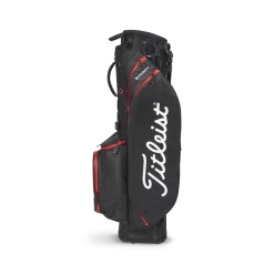 Titleist Players 4 StaDry Golf Stand Bag -Golf Clothing Shop NEW Players4StaDry Black Black Red 05 700x700