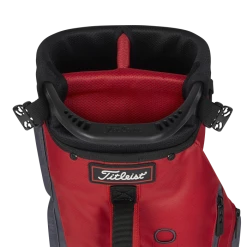 Titleist Premium Carry Bag -Golf Clothing Shop NEW PremiumCarryBag Dark Red Graphite 04 700x700