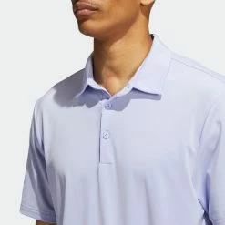 Adidas Ultimate365 Solid Polo Golf Shirt -Golf Clothing Shop Ultimate365 Solid Polo Shirt Purple GR3051 42 detail 700x700